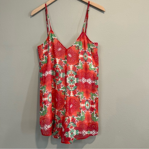 Show Me Your Mumu Rascal Romper Tropical Beach Resort M - Picture 1 of 5